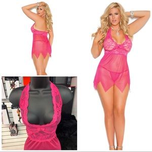 Plus Size Pink BabyDoll